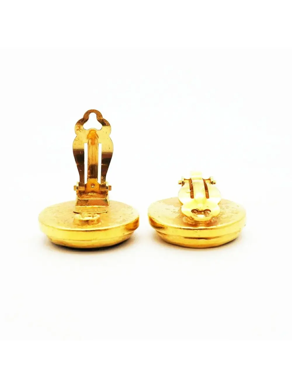 Chanel Cc Logo Circle Clip-On Earrings #357919C81B